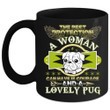 The Best Protection A Woman Black Ceramic Mug