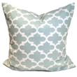 Soft Green And White Small Tiles Pattern Cushion Pillow Cover Home Decor