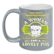 The Best Protection A Woman Black Ceramic Mug