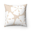 White And Tan Pattern Cushion Pillow Cover Home Decor