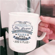 The Power Of An Autism Nana With A Prayer Hearts Pattern Ceramic Mug