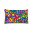 Rainbow Zen Doodle Abstract Cushion Pillow Cover Home Decor
