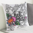 Hot Mess Floral Cushion Pillow Cover Home Decor