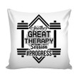 Gym Weightlifting Another Great Therapy Session Cushion Pillow Cover Home Decor