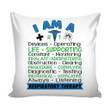 I Am A Respiratory Therapist Graphic Cushion Pillow Cover Home Decor