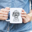 The Happiest Moment Of Rusty The Toy Poodle Gift For Dog Owner White Ceramic Mug