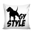 Funny Pitbull Domestic Dog Cushion Pillow Cover Home Decor