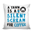 Funny Coffee Graphic Cushion Pillow Cover Home Decor