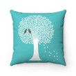 Turquoise Theme Leave Wreath Cushion Pillow Cover Home Decor