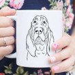 Enjoy Summer Time Baron The Bloodhound Design White Ceramic Mug