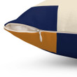 Blue Orange Beige Geometric Pattern Cushion Pillow Cover Home Decor