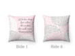 Cushion Pillow Cover Home Decor Let Her Sleep Quote
