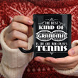 The Best Kind Of Grandma Racket Pattern Ceramic Mug