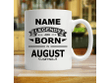 Legends Are Born In April Birthday Gift Idea Custom Name Ceramic Mug