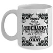 Gift For Wife Proud Wife Of An Awesome Mechanic White Ceramic Mug