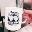 Gift For Girlfriend Or Boyfriend I Love You To The Moon And Back White Ceramic Mug