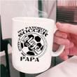 Gift For Soccer Player My Favorite Soccer Player Calls Me Papa White Ceramic Mug