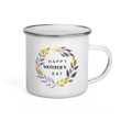 Happy Mother's Day Wreath Camping Mug Campfire Mug Gifts For Campers