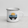 Glacier National Park Art Camping Mug Campfire Mug Gifts For Campers