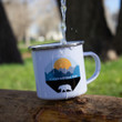 Glacier National Park Art Camping Mug Campfire Mug Gifts For Campers