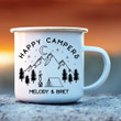 Happy Camper Mountains And Car Custom Name Camping Mug Campfire Mug Gifts For Campers