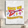 Colorful Rock Kindergarten Gift For Back To School Matte Canvas