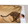 Funny Gift For Man The Jaguar Printed Sherpa Fleece Blanket