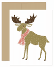 Merrily Moose Folder Greeting Card Set Of 10