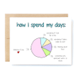 How I Spend My Days Folder Greeting Card Set Of 10