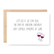 Copoous Wine Folder Greeting Card Set Of 10