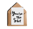 You're The Shit Folder Greeting Card Set Of 10