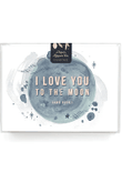 Love You To The Moon And Back Folder Greeting Card Set Of 10