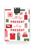 The Best Present Is Being Present Holiday Folder Greeting Card Set Of 10
