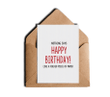 Nothing Says Happy Birthday Like A Piece Of Folded Folder Greeting Card Set Of 10