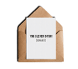 You Clever Bitch Folder Greeting Card Set Of 10