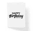 Happy Birthday You Sexy Bitch Folder Greeting Card Set Of 10