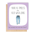 Acic Wash Jeans Folder Greeting Card Set Of 10