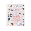 Love And Laugh Happily Ever After Folder Greeting Card Set Of 10