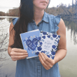 Blue Flower Deepest Sympathies Folder Greeting Card Set Of 10