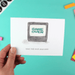 Game Over Man Folder Greeting Card Set Of 10