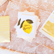 Lemon Valentine’s Card Folder Greeting Card Set Of 10
