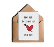 From The Bottom Of My Heart Fck You Folder Greeting Card Set Of 10