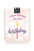 A Wish For You Birthday Candle Folder Greeting Card Set Of 10
