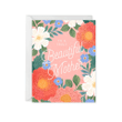 Flower Wreath Beautiful Mother Folder Greeting Card Set Of 10
