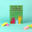 Thank You Teaching Assistant Folder Greeting Card Set Of 10