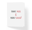 That Ass And That Sass Folder Greeting Card Set Of 10