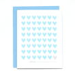 Cute Heart Welcome Baby Boy Folder Greeting Card Set Of 10