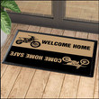 Beautiful Design Motorcross Welcome Home Doormat Home Decor