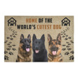 Pretty German Shepherd Home Of The World's Cutest Dog Doormat Home Decor