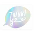 Thank You Bubble Folder Greeting Card Set Of 10